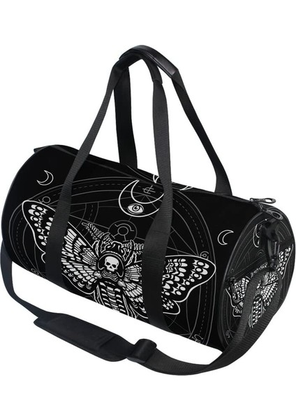 Stil 4 Siyah Kafatası Güve Spor Çantaları Sihirli Kafatasları Spor Spor Çantası Seyahat Bagaj Gecelik Çantalar Erkekler Kadınlar Için Seyahat Için Duffel Çantalar (Yurt Dışından)