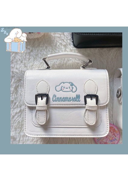 B Kawaii Sanrio Desen Kuromi Cinnamoroll Hello Kitty Çanta Lolita Jk Taşınabilir Messenger Çapraz Tote Pu Deri Çanta Y2K Kadınlar (Yurt Dışından) fırsatları