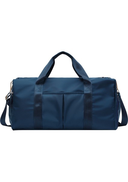 Don Yeşil Su Geçirmez Naylon Seyahat Çantaları Üzerinde Taşımak El Bagajı Çantası Kuru ve Islak Ayırma Kadın Büyük Kapasiteli Seyahat Crossbody Spor Çantaları (Yurt Dışından)