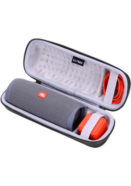 Jbl Flıp 5 Flıp 4 Flıp 3 Için CS496 Ltgem Eva Sert Kılıf Su Geçirmez Taşınabilir Bluetooth Hoparlör - Seyahat Koruyucu Taşıma Çantası (Yurt Dışından)