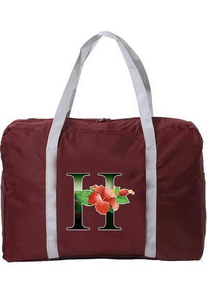 5flower Color H Seyahat Çantası Unisex Katlanabilir Çanta Organizatörleri Büyük Kapasiteli Taşınabilir Bagaj Çantası Çiçek Renkli Serisi Baskı Seyahat Aksesuarları (Yurt Dışından)