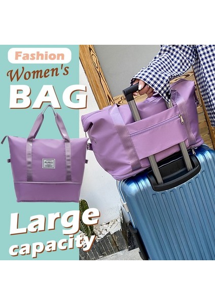 A-4 Yeni Uçak Çantası Katlanabilir Seyahat Giyim Çantası Iş Gezisi Büyük Organizatör Çantası Bagaj Saklama Çantası Çanta Yoga Spor Tote Kadınlar (Yurt Dışından) modelleri