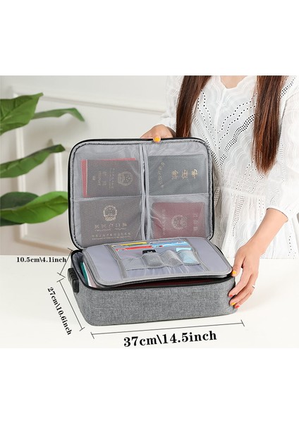 2TEACHER012 Su Geçirmez Dosya Lockbox Klasör Depolama Ofis Belge Malzemesi Çanta Öğretmen Seyahat Iş Aksesuarları Malzemeleri Organizatör (Yurt Dışından) modelleri