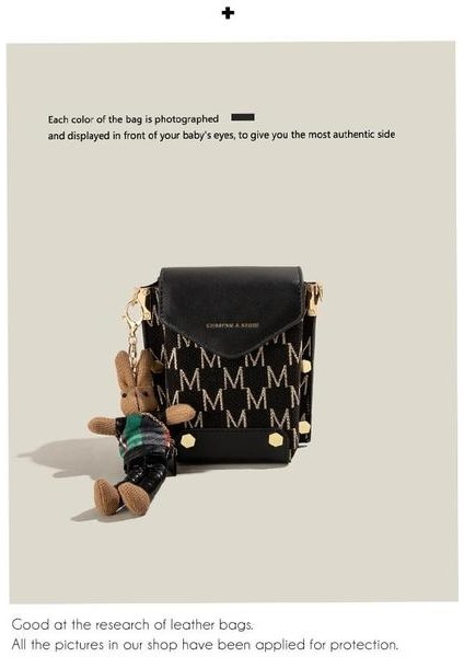 Pciture Color Maxdutti Ins Moda Çanta Kadın Blogger Messenger Çanta Baskı Koltuk Altı Çanta Tek Omuz Zinciri Iphone Küçük Kare Kadın Çantası (Yurt Dışından)