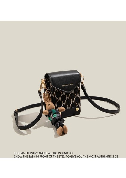 Pciture Color Maxdutti Ins Moda Çanta Kadın Blogger Messenger Çanta Baskı Koltuk Altı Çanta Tek Omuz Zinciri Iphone Küçük Kare Kadın Çantası (Yurt Dışından)