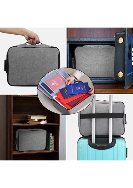 2TEACHER012 Su Geçirmez Dosya Lockbox Klasör Depolama Ofis Belge Malzemesi Çanta Öğretmen Seyahat Iş Aksesuarları Malzemeleri Organizatör (Yurt Dışından) fırsatları