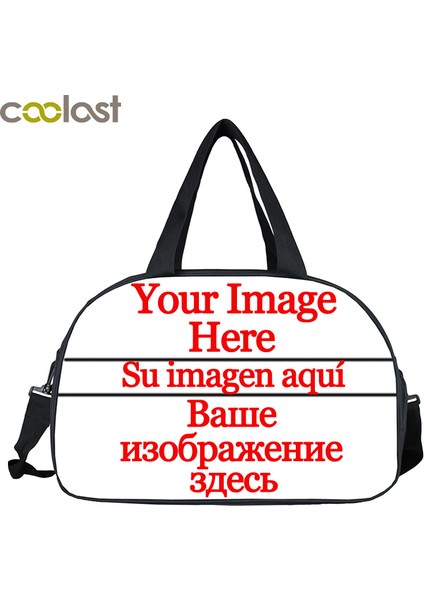 DSTMZFHW04 Özel Resminiz Logo Adı Seyahat Kılıf Kadın Seyahat Çantaları Çok Fonksiyonlu Kadın Çanta Su Geçirmez Duffle Çanta Shose Tutucu (Yurt Dışından) indirimleri