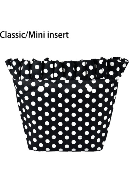 Mini 15 Yeni Kompozit Dimi Kumaş Klasik Mini Su Geçirmez Fırfırlı Plise Obag Accesorios O Çanta Için Iç Ekleme Fermuarlı Cebi (Yurt Dışından) fiyatları