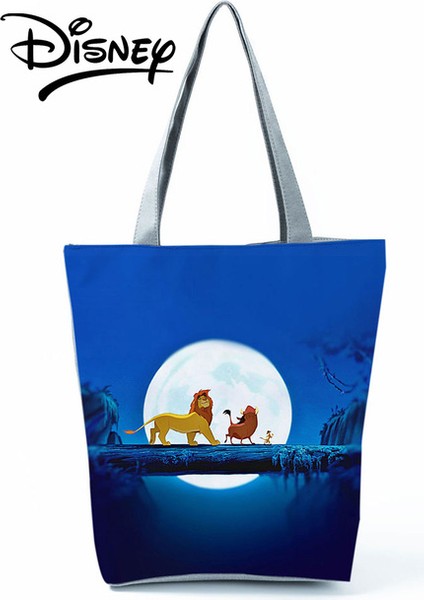 HL1947 Aslan Kral Disney Aslan Kral Çanta Kadın Omuz Çantası Sıcak Satış Yüksek Kapasiteli Yeniden Alışveriş Çantası Rahat Açık Seyahat Plaj Çantası (Yurt Dışından) fiyatları
