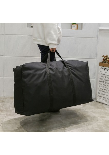 Büyük Siyah Unisex Ince Katlanır Bagaj Çantası Büyük Kapasiteli Giyilebilir Duffle Çanta Rahat Hafif Erkek Çanta Haftasonu Oxford Giyim Saklama Poşetleri (Yurt Dışından) fiyatları