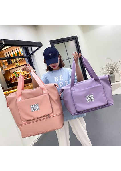 Mavi Moda Kadın Omuz Çantası Kadın Seyahat El Çantası Katlanabilir Büyük Kapasiteli Alışveriş Spor Çantası Su Geçirmez Oxford Çok Cepler Tote (Yurt Dışından) fiyatları