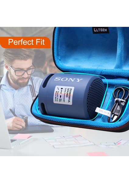 Satılık Tek Kılıf Ltgem Eva Sony SRS-XB13 Için Sert Kılıf Ekstra Bass Kablosuz Taşınabilir Kompakt Hoparlör (Yurt Dışından) fırsatları