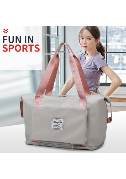 Ben Moda Kadın Omuz Çantaları Büyük Kapasiteli Katlanır Seyahat Çantaları Su Geçirmez Bez Spor Çantası Seyahat Aksesuarları (Yurt Dışından) modelleri