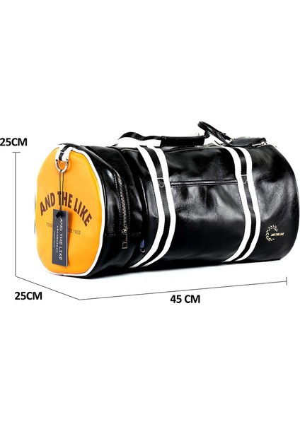 Stil B Üst Erkek Bağımsız Ayakkabı Depolama ile Seyahat Bagaj Çantası Kadın Spor Çantası Pu Deri Baskı Basketbol Eğitim Çantası XA253WC (Yurt Dışından) fırsatları
