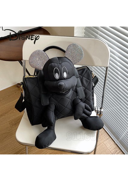 B Disney Mickey Yeni Kadın El Çantası Lüks Marka Karikatür Figürü Kadın Çantası Büyük Kapasiteli Moda Trendi Çok Fonksiyonlu Tote Çanta (Yurt Dışından) modelleri