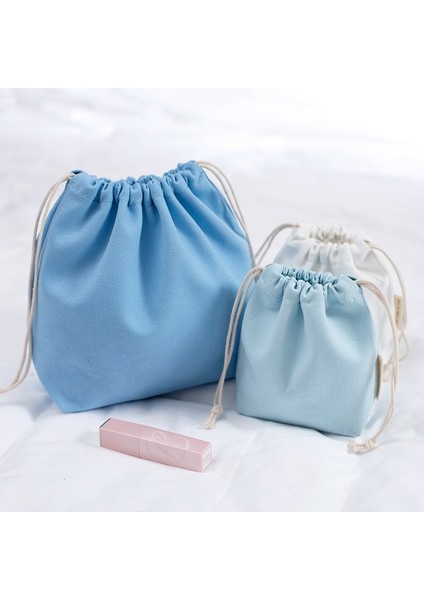 Açık Pembe Özel Logo Büyük Düz Renk Boş Tuval Ipli Cep Ipli Taşınabilir Kozmetik Çantası Büyük Kapasiteli Seyahat Pamuklu Çanta (Yurt Dışından) modelleri