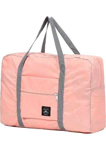 Pembe Büyük Kapasiteli Seyahat Çantası Unisex Organizatörler Katlanabilir Bagaj Çanta Giysi Saklama Duffle Çanta Üzerinde Taşıma Diş Serisi (Yurt Dışından)