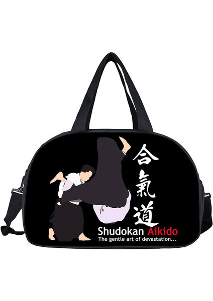 DSTTAEKWONDO010 Serin Dövüş Sanatı Judo / Taekwondo / Karate / Aikido Seyahat Çantası Kadın Erkek Çanta Çok Fonksiyonlu Duffel Çanta Ayakkabı Tutucu (Yurt Dışından)