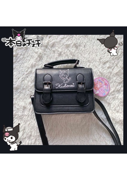 C Kawaii Sanrio Desen Kuromi Cinnamoroll Hello Kitty Çanta Lolita Jk Taşınabilir Messenger Çapraz Tote Pu Deri Çanta Y2K Kadın (Yurt Dışından) indirimleri