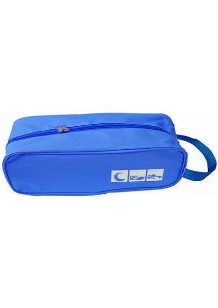 Mavi Ayakkabı Çantası 2019 Moda Naylon Örgü Seyahat Taşınabilir Bez Ayakkabı Kılıfı Paket Su Geçirmez Hava Geçirgen Şeffaf Paket Çanta Hediyeler 6 Renkler (Yurt Dışından)