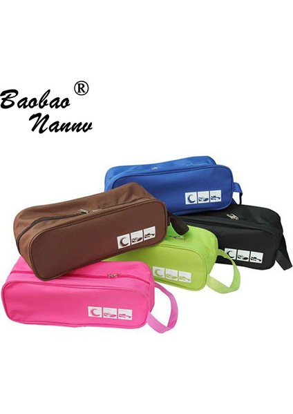 Mavi Ayakkabı Çantası 2019 Moda Naylon Örgü Seyahat Taşınabilir Bez Ayakkabı Kılıfı Paket Su Geçirmez Hava Geçirgen Şeffaf Paket Çanta Hediyeler 6 Renkler (Yurt Dışından)