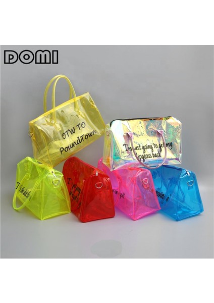 Geceyi Harcayın Çapa Gece Çantası 2022 Yeni Şeffaf Pvc Şeffaf Bolsos Ana Kesesi Femme Lazer Mochila Kadın Tote Çanta Kel Kafa (Yurt Dışından) modelleri