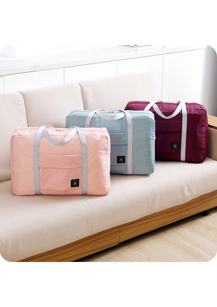 Kırmızı Yeni Moda Katlanabilir Naylon Seyahat Çantaları Unisex Büyük Kapasiteli Çanta Bagaj Organizatör Kadın Su Geçirmez Çanta Erkekler Seyahat Çantaları (Yurt Dışından) fırsatları