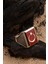 Vog Ay Yıldız Bayrak Motif Yanı Nokta Desen 925 Ayar Gümüş Erkek Yüzük 2