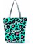 HL0305 Eye Bag Kadın Şeytan Göz Leopar Baskı Kadın Zebra Şerit Tote Alışveriş Eğlence Plaj Kadın Omuz Çantası (Yurt Dışından) 1