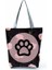 HL7187 Köpek Paws Köpekler Paws Baskılı Aşk Köpekler Alışveriş Kadın Omuz Yaz Kawaii Kadın Tote Özel Desen Çantası (Yurt Dışından) 1