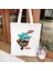 WHITE22 Anime Ruhların Kaçışı Totoro Alışveriş Grafik Tote Harajuku Alışveriş Kadın Kanvas Omuz Kadın Ulzzang Komik Eko 90S Çantası (Yurt Dışından) 1