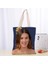 Güzel Millie Bobby Tote Kadın Canva Kumaş Eko den Kullanılabilir Alışveriş Seyahat Plaj Faydalı Omuz 0331 Çantası (Yurt Dışından) 4