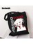 2100 90S Goth Gotik Alışveriş Grafik Tote Harajuku Alışveriş Kadın Kanvas Omuz Kadın Ulzzang Komik Eko Büyük Kapasiteli Çantası (Yurt Dışından) 4