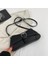Kadın Vintage Taş Desen Omuz Internet Ünlü Crossbody Küçük Kare Çantası (Yurt Dışından) 1