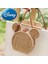 Disney Kadın Tasarımcısı Saman Süslü Sevimli Rattan Seyahat Eğlence Tatil Küçük Yuvarlak Plaj Mickeying Fare Çantası (Yurt Dışından) 2