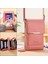 Bordo Pu Deri Kadın Dokunmatik Ekran Telefon Kızlar Için Kadın Mini Kart Sahipleri Küçük Dikey Crossbody Dropshipping Çantası (Yurt Dışından) 2