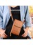 Bordo Pu Deri Kadın Dokunmatik Ekran Telefon Kızlar Için Kadın Mini Kart Sahipleri Küçük Dikey Crossbody Dropshipping Çantası (Yurt Dışından) 4
