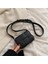 Mini Kadın Kare Dokuma Pu Deri Omuz Kadın Için Crossbody Bahar Küçük ve Tasarımcı Çantası (Yurt Dışından) 1