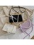 Vintage Kadın Inci Dekor Deri Zarif Kadın Katı Seyahat Omuz Messenger Crossbody Çantası (Yurt Dışından) 5