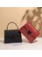 Şampanya Kadın Pvc Kadın Omuz Tasarımcı Kadın Için Crossbody Küçük Perçin Messenger Çantası (Yurt Dışından) 3