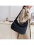 Baklava Kafes Kış Uzay Pedi Pamuk Crossbody Kadın Büyük Kapasiteli Bez Tüy Yastıklı Shopper Kapitone Çantası (Yurt Dışından) 5