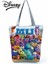 HL1638 Canavarlar Disney Canavarları Üniversite Yaratıcılık Karikatür Eko den Kullanılabilir Alışveriş Yüksek Kapasiteli Kadın Seyahat Plaj Sevimli Tote Çantası (Yurt Dışından) 1