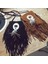 Kafatası Vintage Bohemian Fringe Messenger Crossbody Buzlu Pu Deri Kadın Püskül Boho Hippi Çingene Saçaklı Kadın Çantası (Yurt Dışından) 5