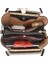 Göl Si 3 Katmanlar Fermuarlar Büyük Kapasiteli Kadın Pu Deri Hangbags Kadın Omuz Crossbody Vintage Kadın Messenger El Çantası (Yurt Dışından) 4