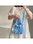 Krem Halat Tığ El Yapımı Akrilik Zincir Kadın Koltukaltı Tasarımcı Örgü Kadın Için Crossbody Dokuma Tıknaz Örgü Çantası (Yurt Dışından) 5
