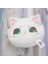 03 Kadın Lolita Peluş Kedi Messenger Kadın Ins Vahşi Sevimli Kız Kalp Zincir Omuz Çantası (Yurt Dışından) 1