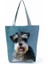 HL2817 Schnauzer Dropship Schnauzer Köpek Boyama Kadın Için Kore Omuz Alışveriş Alışveriş Büyük Kapasiteli Tote Çantası (Yurt Dışından) 1
