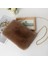 Kauçuk Kırmızı Taklit Kürk Crossbody Kadın Için Sonbahar Kış Peluş ve Kadın Telefonu Omuz Kız Cüzdan Çantası (Yurt Dışından) 4