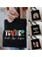 G9694-TBBK-M Teacher Love Inspire Kadın Shopper Alışveriş Kanvas Omuz Kadın den Kullanılabilir Katlanabilir Depolama Tote En Iyi Hediye Çantası (Yurt Dışından) 2