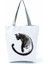 HL2492 Kedi Tote Özelleştirilmiş Eco Tote Alışveriş Kedi Baskı Kadın Polyester Tote Casual Seyahat Plaj Taşınabilir Kadın Çantası (Yurt Dışından) 1